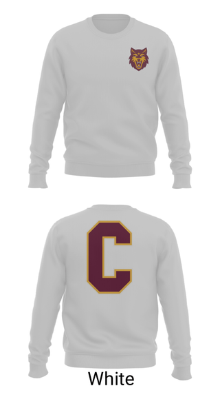 Crew Neck Sweatshirt, Colonie Central High School Volleyball, Women's Volleyball, Teamtime, Team time, sublimation, custom sports apparel, team uniforms, spirit wear, spiritwear, sports uniforms, custom shirts, team store, custom team store, fundraiser sports, apparel fundraiser