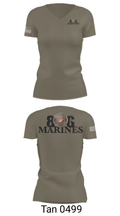 806 Marines 13874790 Women's Short Sleeve V-neck Shirt - 68