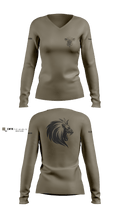 U Pride 28324772 Women's Long Sleeve V-neck Shirt - 1