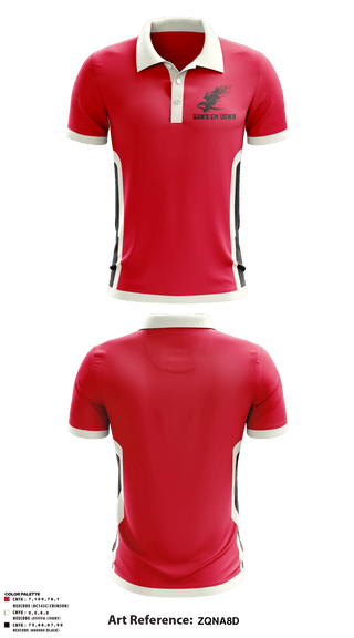 Short Sleeve Performance Polo, Hawk’em Down, Men's Basketball, Teamtime, Team time, sublimation, custom sports apparel, team uniforms, spirit wear, spiritwear, sports uniforms, custom shirts, team store, custom team store, fundraiser sports, apparel fundraiser