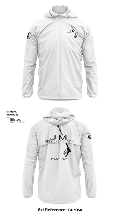 JM Pressure CleaningJM Pressure Cleaning 84707306 Windbreaker - 2