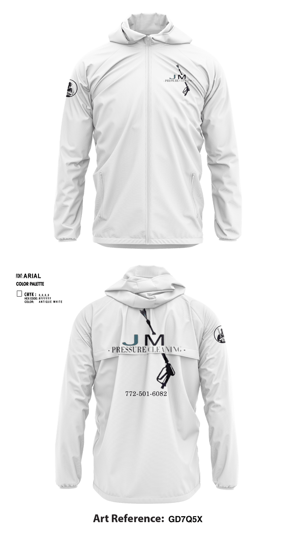 Windbreaker, JM Pressure CleaningJM Pressure Cleaning, , Teamtime, Team time, sublimation, custom sports apparel, team uniforms, spirit wear, spiritwear, sports uniforms, custom shirts, team store, custom team store, fundraiser sports, apparel fundraiser