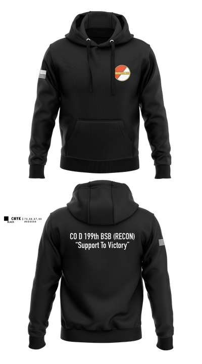Co D 199TH BSB RECON 1334677 Hoodie - 5