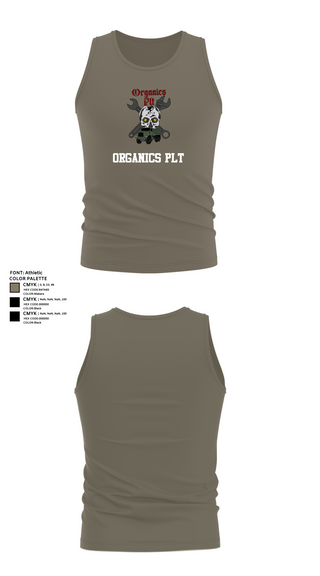 Tank Top, Organics plt, Marines, Teamtime, Team time, sublimation, custom sports apparel, team uniforms, spirit wear, spiritwear, sports uniforms, custom shirts, team store, custom team store, fundraiser sports, apparel fundraiser