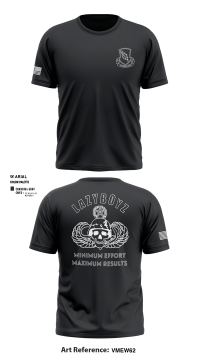 LAZY HELLDIVER 74477476 Short Sleeve Performance Shirt - 10