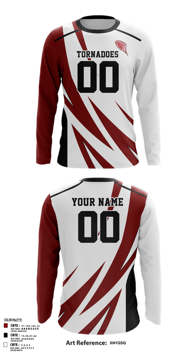 Tornadoes 86564935 Long Sleeve Performance Shirt - 3