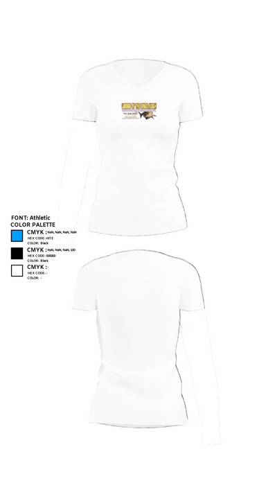 Leg 44456180 Women's Short Sleeve V-neck Shirt - 18