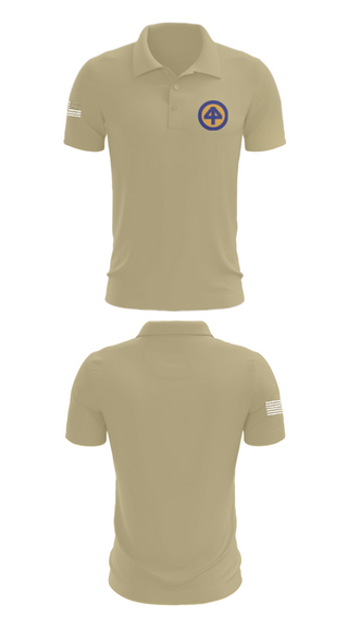 Short Sleeve Performance Polo, A CO 2-113th, Army, Teamtime, Team time, sublimation, custom sports apparel, team uniforms, spirit wear, spiritwear, sports uniforms, custom shirts, team store, custom team store, fundraiser sports, apparel fundraiser