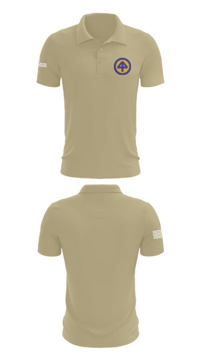 A CO 2-113th 30302510 Short Sleeve Performance Polo - 87