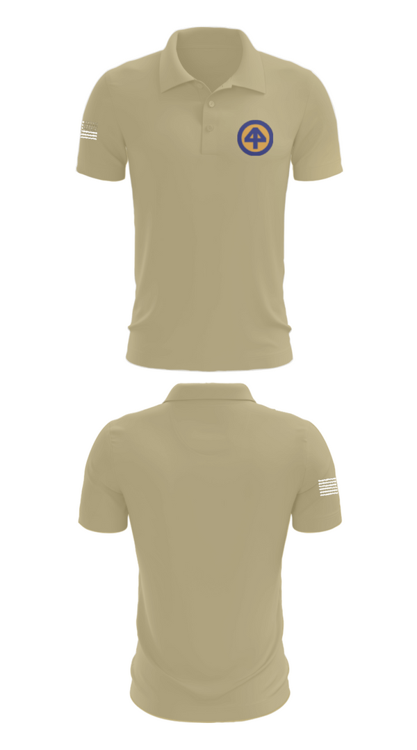 Short Sleeve Performance Polo, A CO 2-113th, Army, Teamtime, Team time, sublimation, custom sports apparel, team uniforms, spirit wear, spiritwear, sports uniforms, custom shirts, team store, custom team store, fundraiser sports, apparel fundraiser
