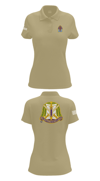 322 civil affairs brigade 15176407 Women's Short Sleeve Performance Polo  - 95