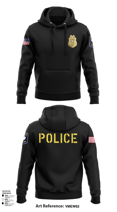 New Ellenton Police Department 612730 Hoodie - 1