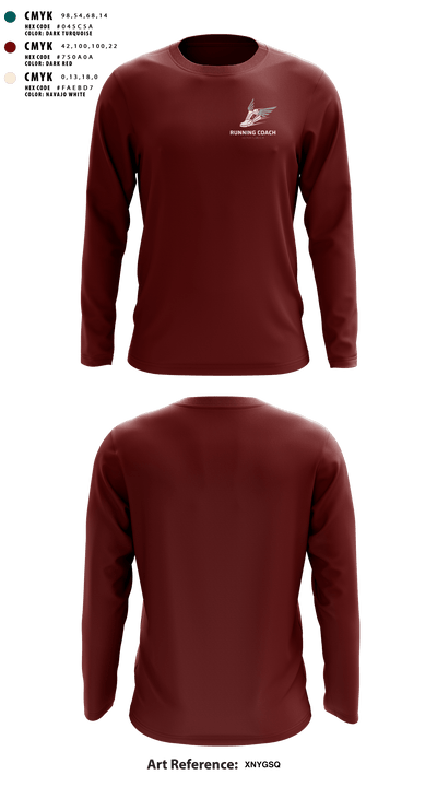 Flores Running Club 14680284 Long Sleeve Performance Shirt - 4