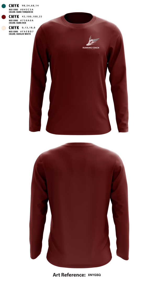 Long Sleeve Performance Shirt, Flores Running Club, Track & Field, Teamtime, Team time, sublimation, custom sports apparel, team uniforms, spirit wear, spiritwear, sports uniforms, custom shirts, team store, custom team store, fundraiser sports, apparel fundraiser