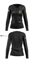 415th MP DET 50307649 Women's Long Sleeve V-neck Shirt - 2