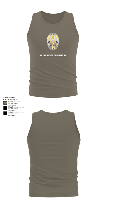 Miami Police Department 88232990 Tank Top - 75