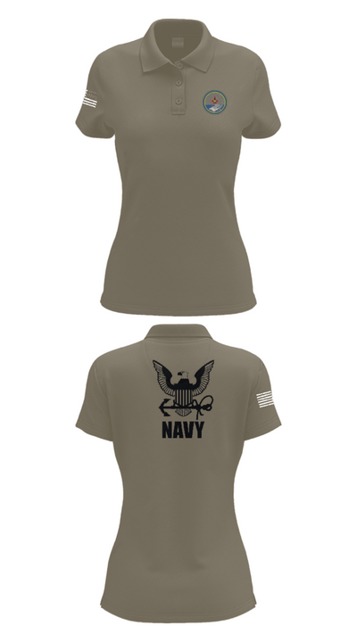 Cvn 77 IM-5 93310864 Women's Short Sleeve Performance Polo  - 71