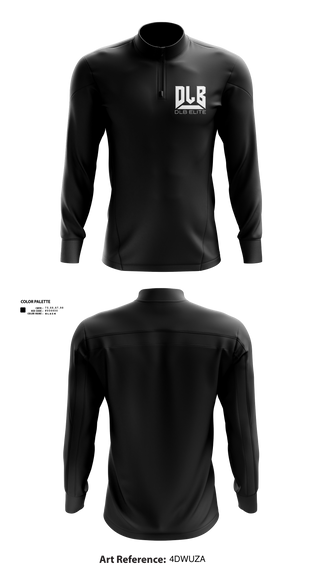 Quarter Zip Jacket, DLB Elite, , Teamtime, Team time, sublimation, custom sports apparel, team uniforms, spirit wear, spiritwear, sports uniforms, custom shirts, team store, custom team store, fundraiser sports, apparel fundraiser