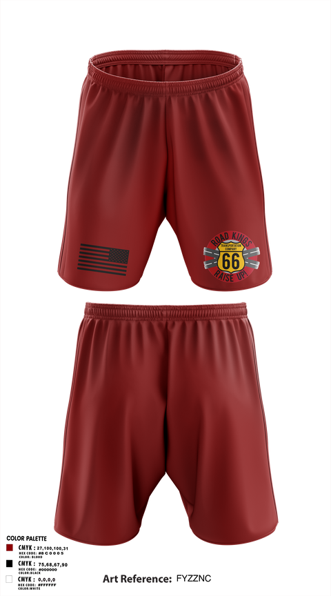 Athletic Shorts With Pockets, 66 Transportation Company, , Teamtime, Team time, sublimation, custom sports apparel, team uniforms, spirit wear, spiritwear, sports uniforms, custom shirts, team store, custom team store, fundraiser sports, apparel fundraiser