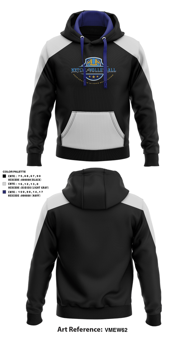 Hoodie, NXTLVLVOLLEYBALL, Men's Volleyball, Teamtime, Team time, sublimation, custom sports apparel, team uniforms, spirit wear, spiritwear, sports uniforms, custom shirts, team store, custom team store, fundraiser sports, apparel fundraiser