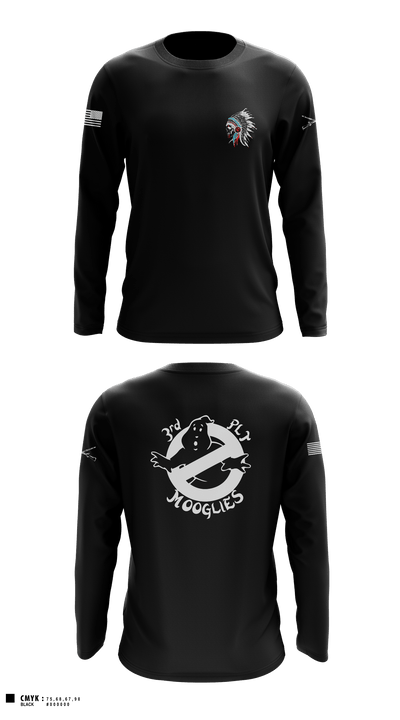 3rd PLT, Alpha Company, 2nd Cavalry 5th regiment 38799730 Long Sleeve Performance Shirt - 6