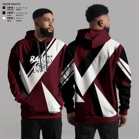 Hoodie, Ballislife, Men's Basketball, Teamtime, Team time, sublimation, custom sports apparel, team uniforms, spirit wear, spiritwear, sports uniforms, custom shirts, team store, custom team store, fundraiser sports, apparel fundraiser
