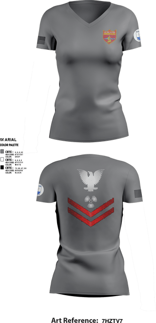 Women's Short Sleeve Vneck Shirt, USS COOK FF-1083, Navy, Teamtime, Team time, sublimation, custom sports apparel, team uniforms, spirit wear, spiritwear, sports uniforms, custom shirts, team store, custom team store, fundraiser sports, apparel fundraiser