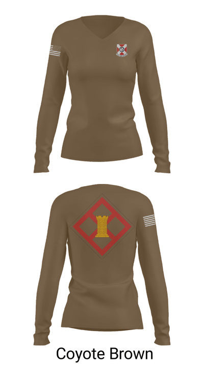 322 EN CO 78739236 Women's Long Sleeve V-neck Shirt - 17