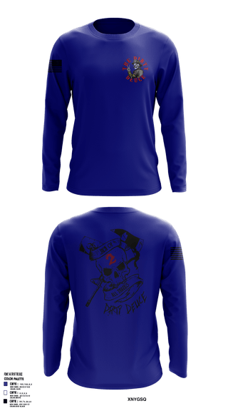 Long Sleeve Performance Shirt, 386th ECES/CEF, Fire Department, Teamtime, Team time, sublimation, custom sports apparel, team uniforms, spirit wear, spiritwear, sports uniforms, custom shirts, team store, custom team store, fundraiser sports, apparel fundraiser