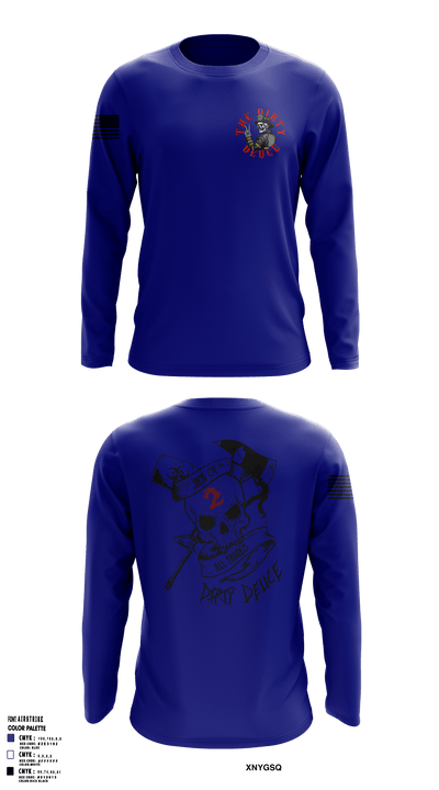 386th ECES/CEF 44039063 Long Sleeve Performance Shirt - 2