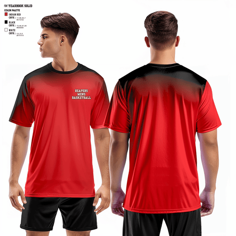 Short Sleeve Performance Shirt, Reapers, Men's Basketball, Teamtime, Team time, sublimation, custom sports apparel, team uniforms, spirit wear, spiritwear, sports uniforms, custom shirts, team store, custom team store, fundraiser sports, apparel fundraiser