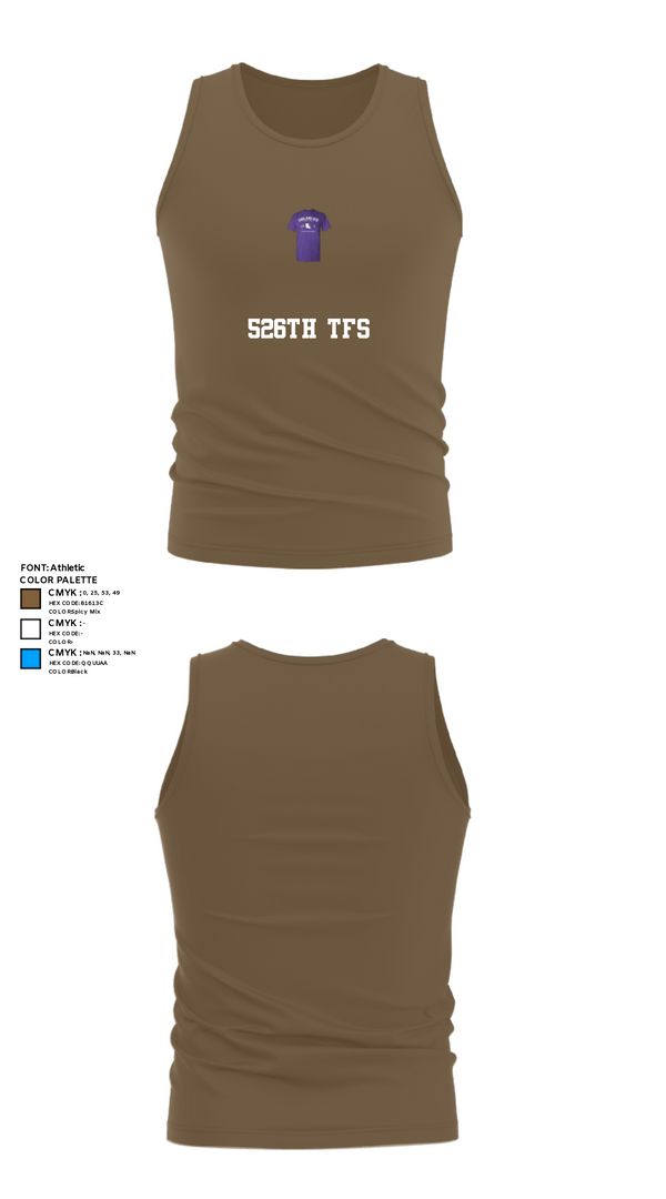 Tank Top, 526th TFS, , Teamtime, Team time, sublimation, custom sports apparel, team uniforms, spirit wear, spiritwear, sports uniforms, custom shirts, team store, custom team store, fundraiser sports, apparel fundraiser