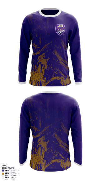 Long Sleeve Performance Shirt, Louisville Rising Star, Men's Soccer, Teamtime, Team time, sublimation, custom sports apparel, team uniforms, spirit wear, spiritwear, sports uniforms, custom shirts, team store, custom team store, fundraiser sports, apparel fundraiser