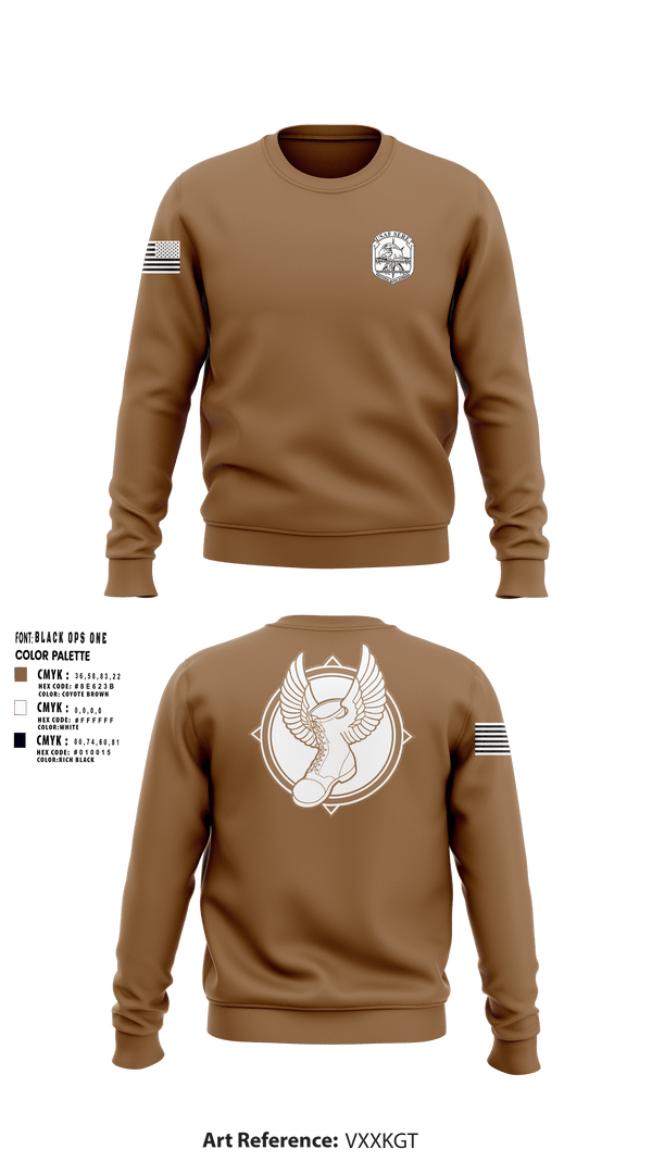 Crew Neck Sweatshirt, 445th SERE, Air Force, Teamtime, Team time, sublimation, custom sports apparel, team uniforms, spirit wear, spiritwear, sports uniforms, custom shirts, team store, custom team store, fundraiser sports, apparel fundraiser