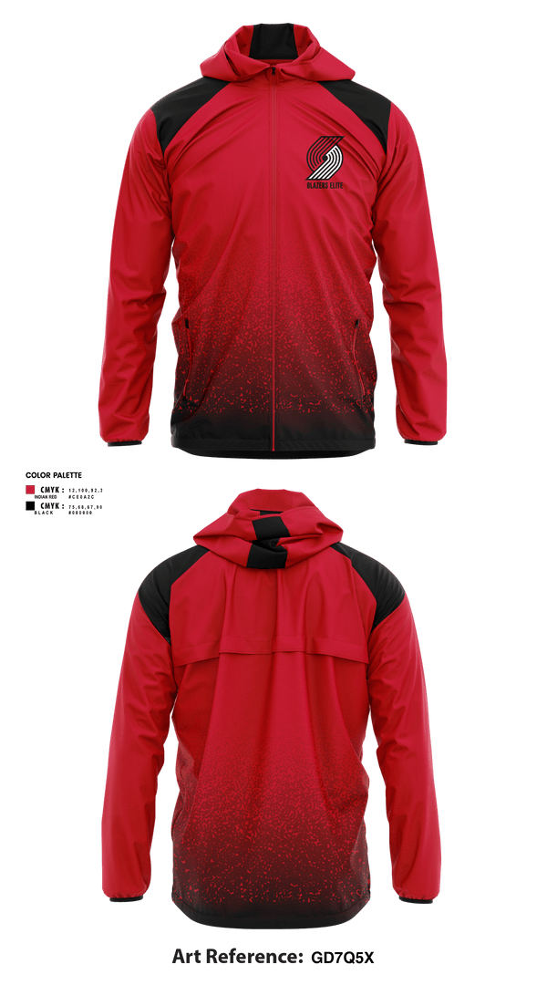 Windbreaker, Blazers elite, Baseball, Teamtime, Team time, sublimation, custom sports apparel, team uniforms, spirit wear, spiritwear, sports uniforms, custom shirts, team store, custom team store, fundraiser sports, apparel fundraiser