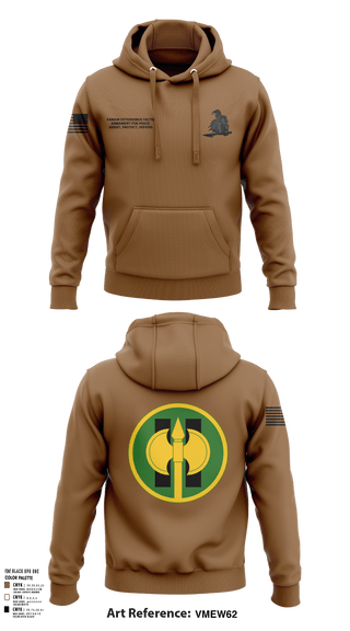 Hoodie, 11th Military Police Brigade HHC, Army, Teamtime, Team time, sublimation, custom sports apparel, team uniforms, spirit wear, spiritwear, sports uniforms, custom shirts, team store, custom team store, fundraiser sports, apparel fundraiser