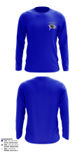 Wheatland youth football and cheer 53677637 Long Sleeve Performance Polo - 6