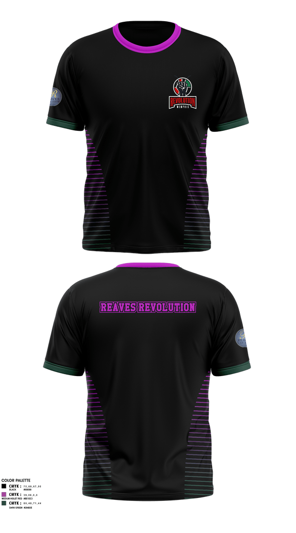 Short Sleeve Performance Shirt, Reaves Revolution, Men's Basketball, Teamtime, Team time, sublimation, custom sports apparel, team uniforms, spirit wear, spiritwear, sports uniforms, custom shirts, team store, custom team store, fundraiser sports, apparel fundraiser