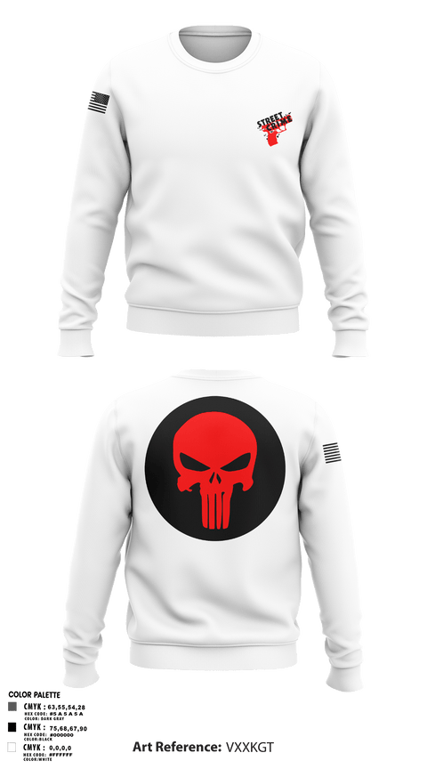 Crew Neck Sweatshirt, Street Crimes, Police, Teamtime, Team time, sublimation, custom sports apparel, team uniforms, spirit wear, spiritwear, sports uniforms, custom shirts, team store, custom team store, fundraiser sports, apparel fundraiser