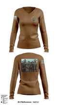509 SFS 57396084 Women's Long Sleeve V-neck Shirt - 1