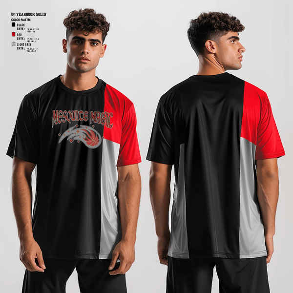 Short Sleeve Performance Shirt, Mesquite Magic, Men's Basketball, Teamtime, Team time, sublimation, custom sports apparel, team uniforms, spirit wear, spiritwear, sports uniforms, custom shirts, team store, custom team store, fundraiser sports, apparel fundraiser