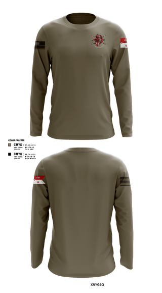 Long Sleeve Performance Shirt, Apache Troop 1-150th, Army, Teamtime, Team time, sublimation, custom sports apparel, team uniforms, spirit wear, spiritwear, sports uniforms, custom shirts, team store, custom team store, fundraiser sports, apparel fundraiser