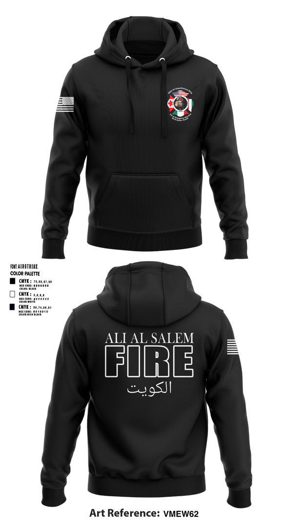 Hoodie, 386th ECES/CEF, Fire Department, Teamtime, Team time, sublimation, custom sports apparel, team uniforms, spirit wear, spiritwear, sports uniforms, custom shirts, team store, custom team store, fundraiser sports, apparel fundraiser