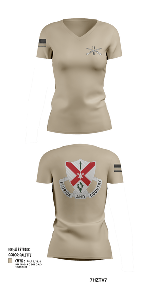 Women's Short Sleeve Vneck Shirt, C Co 1-124 Rifle Company, National Guard, Teamtime, Team time, sublimation, custom sports apparel, team uniforms, spirit wear, spiritwear, sports uniforms, custom shirts, team store, custom team store, fundraiser sports, apparel fundraiser