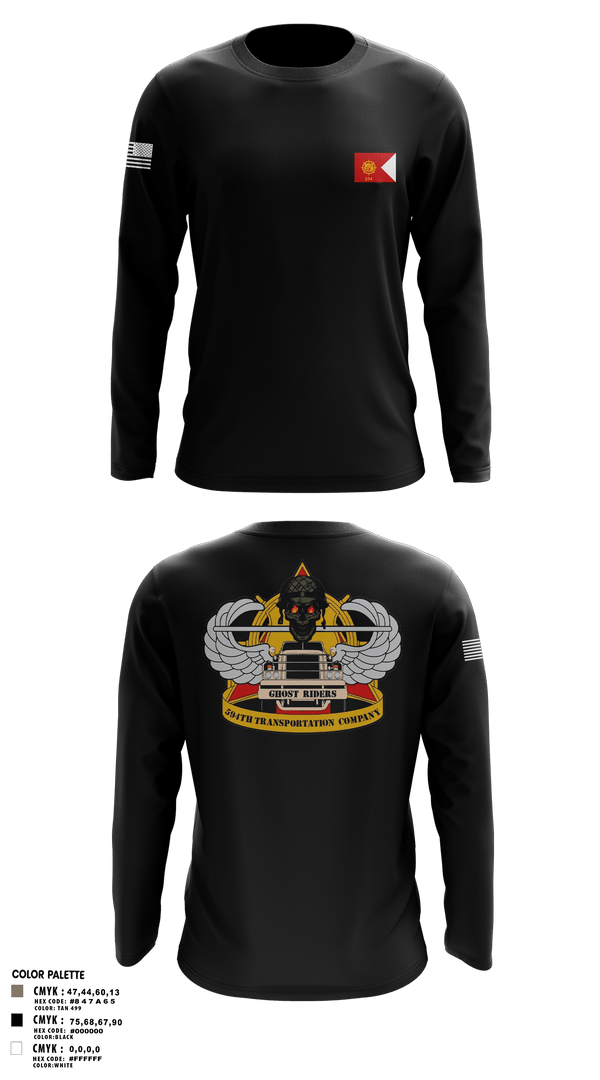 Long Sleeve Performance Shirt, 594th transportation, Army, Teamtime, Team time, sublimation, custom sports apparel, team uniforms, spirit wear, spiritwear, sports uniforms, custom shirts, team store, custom team store, fundraiser sports, apparel fundraiser