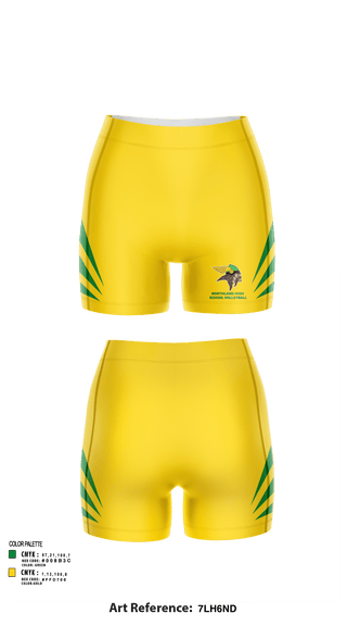 Women's Shorts, Northland High School Volleyball, Women's Volleyball, Teamtime, Team time, sublimation, custom sports apparel, team uniforms, spirit wear, spiritwear, sports uniforms, custom shirts, team store, custom team store, fundraiser sports, apparel fundraiser