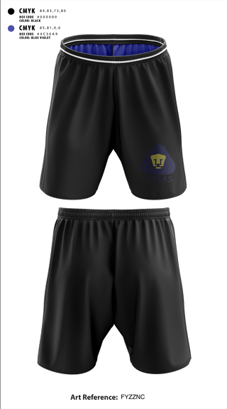 Athletic Shorts With Pockets, Pumas, Men's Soccer, Teamtime, Team time, sublimation, custom sports apparel, team uniforms, spirit wear, spiritwear, sports uniforms, custom shirts, team store, custom team store, fundraiser sports, apparel fundraiser