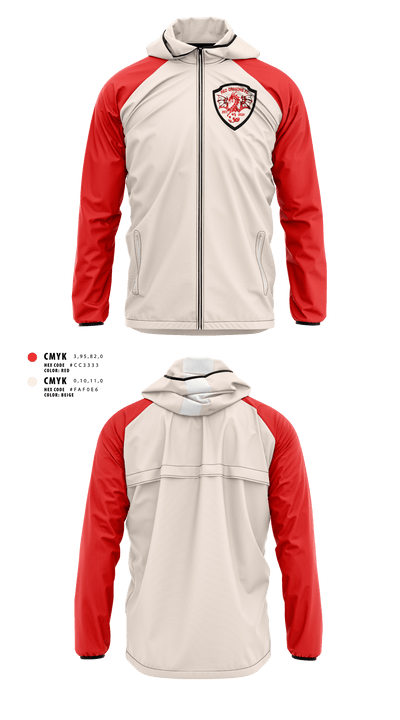 Red dragons fc 88185118 Windbreaker - 1