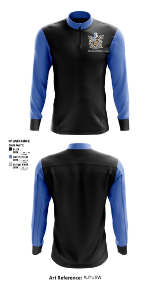 Quarter Zip Jacket, Crusaders, Men's Basketball, Teamtime, Team time, sublimation, custom sports apparel, team uniforms, spirit wear, spiritwear, sports uniforms, custom shirts, team store, custom team store, fundraiser sports, apparel fundraiser