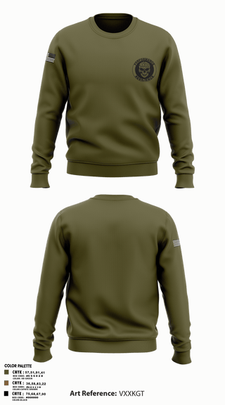 Crew Neck Sweatshirt, R2 Performance center, Army, Teamtime, Team time, sublimation, custom sports apparel, team uniforms, spirit wear, spiritwear, sports uniforms, custom shirts, team store, custom team store, fundraiser sports, apparel fundraiser